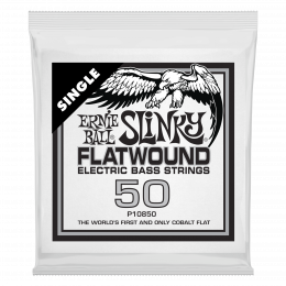 Ernie Ball 10850 струна для бас-гитар. Никель, калибр .050 гладкая обмотка