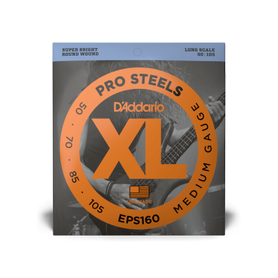 D'addario EPS160 - струны для 4 струнной бас-гитары ( 50 - 105 ) сталь D'addario EPS160 - струны для 4 струнной бас-гитары ( 50 - 105 ) сталь