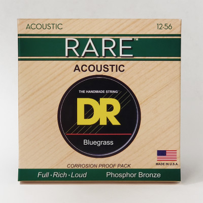 DR RPBG-12/56 - струны для акустической гитары, Калибр: 12-56, Серия: RARE™, Обмотка: фосфористая бронза, Покрытие: нет DR RPBG-12/56 - струны для акустической гитары, Калибр: 12-56, Серия: RARE™, Обмотка: фосфористая бронза, Покрытие: нет