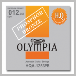 Olympia HQA1253PB Струны для акустической гитары, фосфорная бронза, сильное натяжение (12 - 16 - 24 - 32 - 42 - 53)