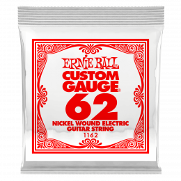 Ernie Ball 1162 струна для электро и акустических гитар. Сталь, калибр .062 Ernie Ball 1162 струна для электро и акустических гитар. Сталь, калибр .062