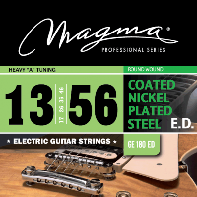 Magma Strings GE180ED - Струны для электрогитары 13-56, Серия: Nickel Plated Steel, Калибр: 13-17-26-36-46-56.