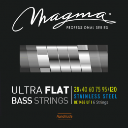Magma Strings BE146SUF - Струны с плоской обмоткой для 6-струнной бас-гитары 28-120, Серия: Ultra Flat, Калибр: 28-40-60-75-95-120, Обмотка: плоская, Magma Strings BE146SUF - Струны с плоской обмоткой для 6-струнной бас-гитары 28-120, Серия: Ultra Flat, Калибр: 28-40-60-75-95-120, Обмотка: плоская,