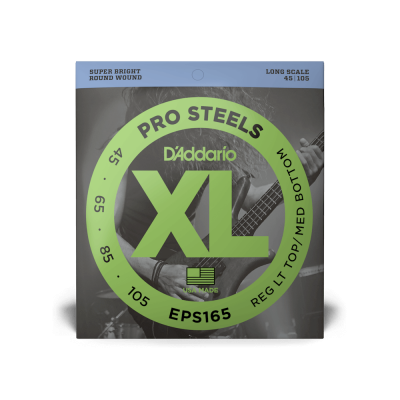 D'addario EPS165 - струны для 4 струнной бас-гитары ( 45 - 105 ) сталь D'addario EPS165 - струны для 4 струнной бас-гитары ( 45 - 105 ) сталь