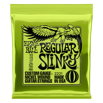 Ernie Ball 2221 струны для эл.гитары Nickel Wound Regular Slinky (10-13-17-26-36-46) Ernie Ball 2221 струны для эл.гитары Nickel Wound Regular Slinky (10-13-17-26-36-46)