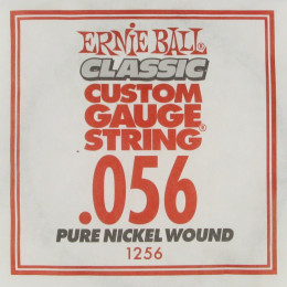 Ernie Ball 1256 струна для электро и акустических гитар. Никель, калибр .056 Ernie Ball 1256 струна для электро и акустических гитар. Никель, калибр .056