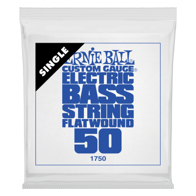 Ernie Ball 1750 струна одиночная для бас-гитары, Серия Flatwound, Калибр: 50, Сердцевина: шестигранник; сталь, покрытая оловом, Обмотка: плоская, Ernie Ball 1750 струна одиночная для бас-гитары, Серия Flatwound, Калибр: 50, Сердцевина: шестигранник; сталь, покрытая оловом, Обмотка: плоская,