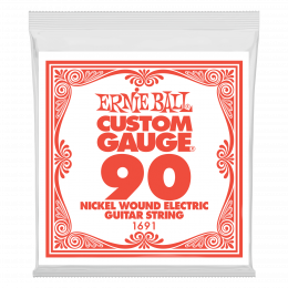 Ernie Ball 1691 струна для электрогитар. Никель, калибр .090 Ernie Ball 1691 струна для электрогитар. Никель, калибр .090