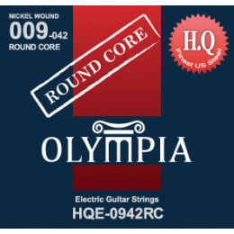 Olympia HQE0942RC струны для эл.гитары Round Core (9-11-16-24w-32-42)