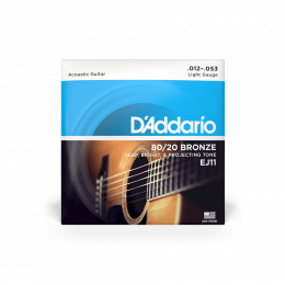 D'addario EJ11 - струны для акустической гитары ( 12 - 53 ) бронза 80/20