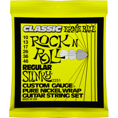 Ernie Ball 2251 струны для эл.гитары Classic Pure Nickel Regular Slinky (10-13-17-26-36-46) Ernie Ball 2251 струны для эл.гитары Classic Pure Nickel Regular Slinky (10-13-17-26-36-46)