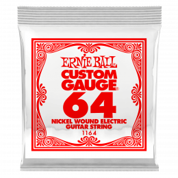 Ernie Ball 1164 струна для электро и акустических гитар. Сталь, калибр .064 Ernie Ball 1164 струна для электро и акустических гитар. Сталь, калибр .064
