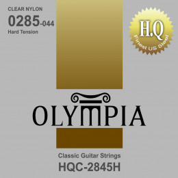 Olympia HQC2845H струны для классической гитары чистый нейлон, сильное натяжение, посеребренная оплетка (28-33-41-30w-36-44)