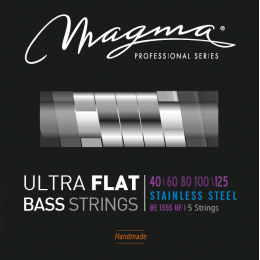 Magma Strings BE155SUF - Струны с плоской обмоткой для 5-струнной бас-гитары Low B 40-125, Серия: Ultra Flat, Калибр: 40-60-80-100-125, Обмотка: плоск Magma Strings BE155SUF - Струны с плоской обмоткой для 5-струнной бас-гитары Low B 40-125, Серия: Ultra Flat, Калибр: 40-60-80-100-125, Обмотка: плоск