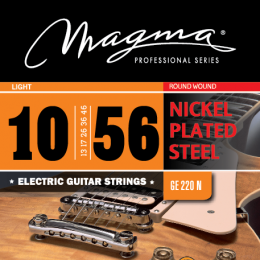 Magma Strings GE220N - Струны для 7-струнной электрогитары 10-56, Серия: Nickel Plated Steel, Калибр: 10-13-17-26-36-46-56, Обмотка: круглая, никелиро