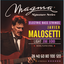 Magma Strings JM106 - Струны для 6-струнной бас-гитары Javier Malosetti 28-120, Серия: Signature, Калибр: 28-40-60-80-100-120, Обмотка: никелированная Magma Strings JM106 - Струны для 6-струнной бас-гитары Javier Malosetti 28-120, Серия: Signature, Калибр: 28-40-60-80-100-120, Обмотка: никелированная
