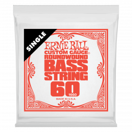 Ernie Ball 1660 струна для бас-гитар. Никель, калибр .060 Ernie Ball 1660 струна для бас-гитар. Никель, калибр .060