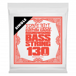 Ernie Ball 1613 струна для бас гитар. Никель, калибр .130 Ernie Ball 1613 струна для бас гитар. Никель, калибр .130