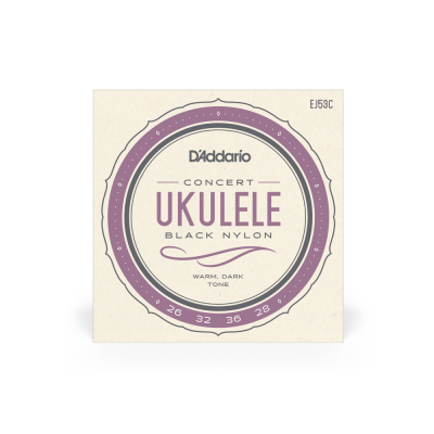 D'Addario EJ53C - комплект струн для укулеле концерт 26-32-36-28