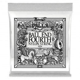 Ernie Ball 1524 4я струна для классической гитары.золотая оплётка, шарик, калибр .030 Ernie Ball 1524 4я струна для классической гитары.золотая оплётка, шарик, калибр .030