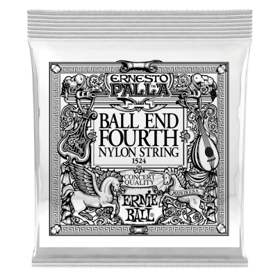 Ernie Ball 1524 4я струна для классической гитары.золотая оплётка, шарик, калибр .030 Ernie Ball 1524 4я струна для классической гитары.золотая оплётка, шарик, калибр .030