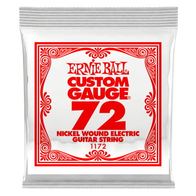 Ernie Ball 1172 струна для электро и акустических гитар. Сталь, калибр .072 Ernie Ball 1172 струна для электро и акустических гитар. Сталь, калибр .072
