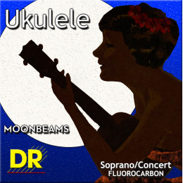 DR UFSC - MOONBEAM™- струны для укулеле сопрано/концерт, флюорокарбон