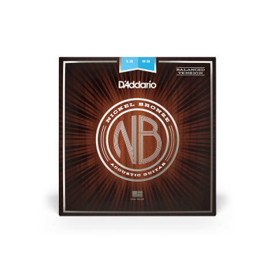 D'Addario NB1252BT - комплект струн для акустической гитары 12-16-22-30-39-52 D'Addario NB1252BT - комплект струн для акустической гитары 12-16-22-30-39-52