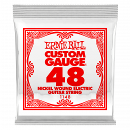 Ernie Ball 1148 струна для электро и акустических гитар. Сталь, калибр .048 Ernie Ball 1148 струна для электро и акустических гитар. Сталь, калибр .048