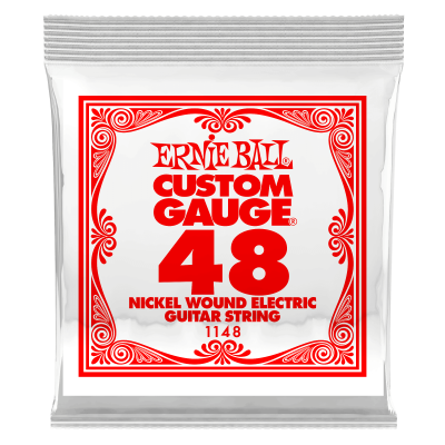 Ernie Ball 1148 струна для электро и акустических гитар. Сталь, калибр .048 Ernie Ball 1148 струна для электро и акустических гитар. Сталь, калибр .048