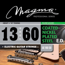 Magma Strings GE190ED - Струны для электрогитары 13-60, Серия: Nickel Plated Steel, Калибр: 13-17-26-36-46-60.
