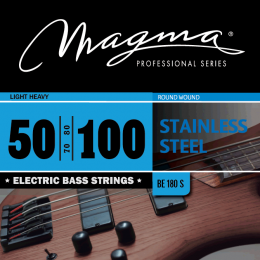 Magma Strings BE180S - Струны для бас-гитары 50-100, Серия: Stainless Steel, Обмотка: круглая, нержавеющая сталь, Натяжение: Light Heavy. Magma Strings BE180S - Струны для бас-гитары 50-100, Серия: Stainless Steel, Обмотка: круглая, нержавеющая сталь, Натяжение: Light Heavy.