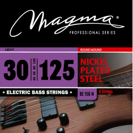 Magma Strings BE156N - Струны для 6-струнной бас-гитары 30-125, Серия: Nickel Plated Steel, Калибр: 30-40-60-80-100-125, Обмотка: круглая, никелирован Magma Strings BE156N - Струны для 6-струнной бас-гитары 30-125, Серия: Nickel Plated Steel, Калибр: 30-40-60-80-100-125, Обмотка: круглая, никелирован