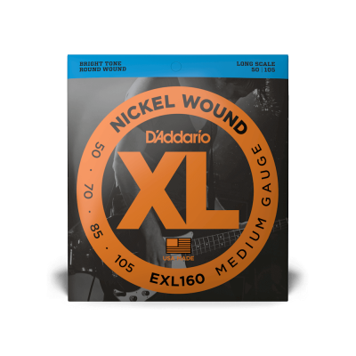 D'addario EXL160 - струны для 4 струнной бас-гитары ( 50 - 105 ) никель D'addario EXL160 - струны для 4 струнной бас-гитары ( 50 - 105 ) никель