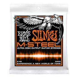 Ernie Ball 2922 струны для эл.гитары M-STEEL Hybrid Slinky (9-11-16-26-36-46)