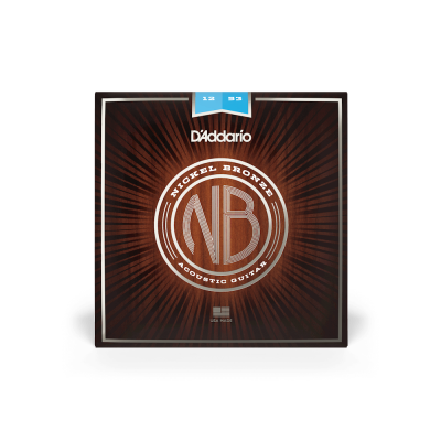 D'Addario NB1253 - комплект струн для акустической гитары 12-16-24-32-42-53 D'Addario NB1253 - комплект струн для акустической гитары 12-16-24-32-42-53