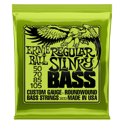 Ernie Ball 2832 струны для бас-гитары Nickel Wound Bass Regular Slinky (50-70-85-105) Ernie Ball 2832 струны для бас-гитары Nickel Wound Bass Regular Slinky (50-70-85-105)