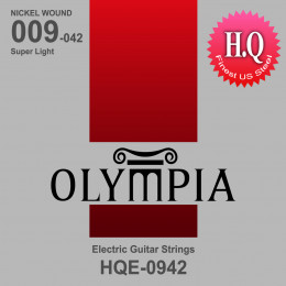 Olympia HQE0942 струны для эл.гитары Nickel Wound HQ (9-11-16-24w-32-42)