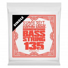 Ernie Ball 1614 струна для бас гитар. Никель, калибр .135 Ernie Ball 1614 струна для бас гитар. Никель, калибр .135
