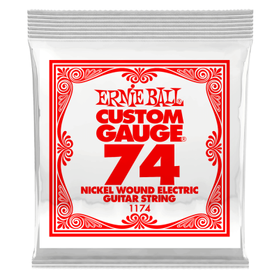 Ernie Ball 1174 струна для электро и акустических гитар. Сталь, калибр .074 Ernie Ball 1174 струна для электро и акустических гитар. Сталь, калибр .074