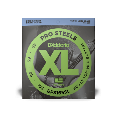 D'addario EPS165SL - струны для 4 струнной бас-гитары ( 45 - 105 ) сталь D'addario EPS165SL - струны для 4 струнной бас-гитары ( 45 - 105 ) сталь