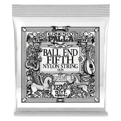 Ernie Ball 1525 5я струна для классической гитары.золотая оплётка, шарик, калибр .036 Ernie Ball 1525 5я струна для классической гитары.золотая оплётка, шарик, калибр .036