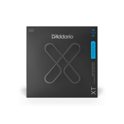D'Addario XTABR1047-12 - комплект струн для 12 струнной акустической гитары 10/10-14/14-23/08-30/12-39/18-47/27