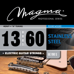 Magma Strings GE190S - Струны для электрогитары 13-60, Серия: Stainless Steel, Калибр: 13-17-26-36-46-60.