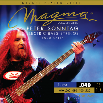 Magma Strings PS105 - Струны для 5-струнной бас-гитары Low B Peter Sonntag 40-120, Серия: Signature, Калибр: 40-60-80-100-120, Обмотка: никелированная Magma Strings PS105 - Струны для 5-струнной бас-гитары Low B Peter Sonntag 40-120, Серия: Signature, Калибр: 40-60-80-100-120, Обмотка: никелированная