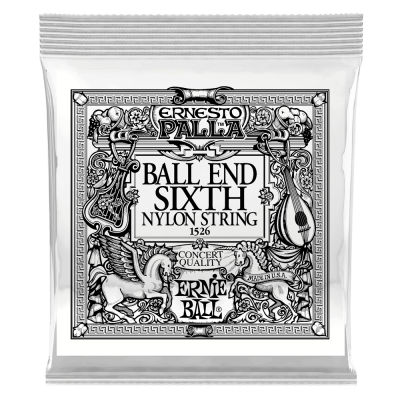 Ernie Ball 1526 6я струна для классической гитары.золотая оплётка, шарик, калибр .042 Ernie Ball 1526 6я струна для классической гитары.золотая оплётка, шарик, калибр .042