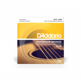D'Addario EJ19 - комплект струн для акустической гитары 12-16-25-35-45-56
