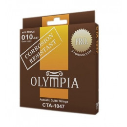 Olympia CTA1047 струны для акуст.гитары 80/20 Bronze (10-14-23w-30-39-47)