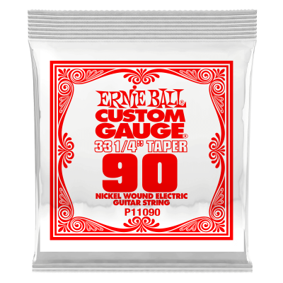 Ernie Ball 11090 струна для бас-гитар, Никель, удлиненная мензура, калибр .090 Ernie Ball 11090 струна для бас-гитар, Никель, удлиненная мензура, калибр .090