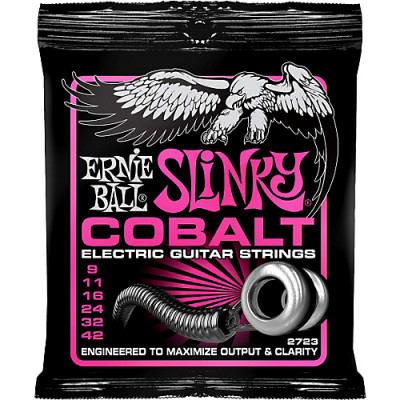Ernie Ball 2723 струны для эл.гитары Cobalt Electric Super Slinky (9-11-16-24-32-42) обмотка кобальт Ernie Ball 2723 струны для эл.гитары Cobalt Electric Super Slinky (9-11-16-24-32-42) обмотка кобальт